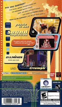 Lumines - Puzzle Fusion (EU) box cover back